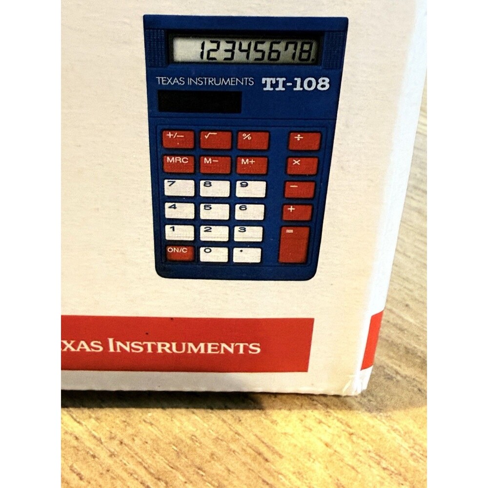 Texas Instruments TI-108 Basic School Calculators - Picture 4 of 6